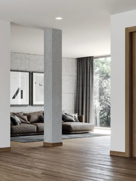 Porta blindata Milos in Rovere Cuoio di Bertolotto