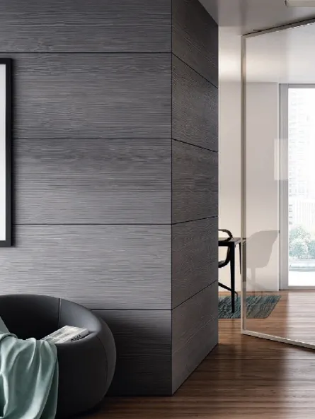 Porta per interni Sistemi Design VELA Unik a bilico di Bertolotto