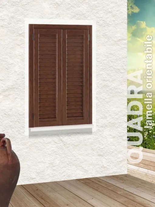 Serramenti Quadra con lamella orientabile di Win Project