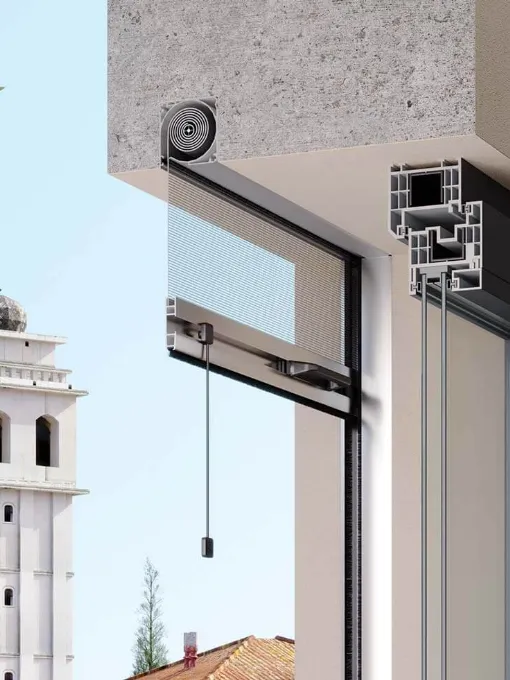 Zanzariera Incasso a Rullo di Pronema